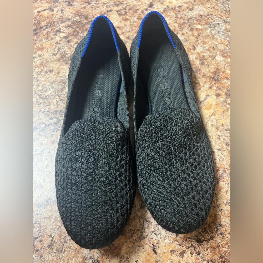 Rothy's The Loafers Size 7 Retired Black
Honeycomb Round Toe Flats
